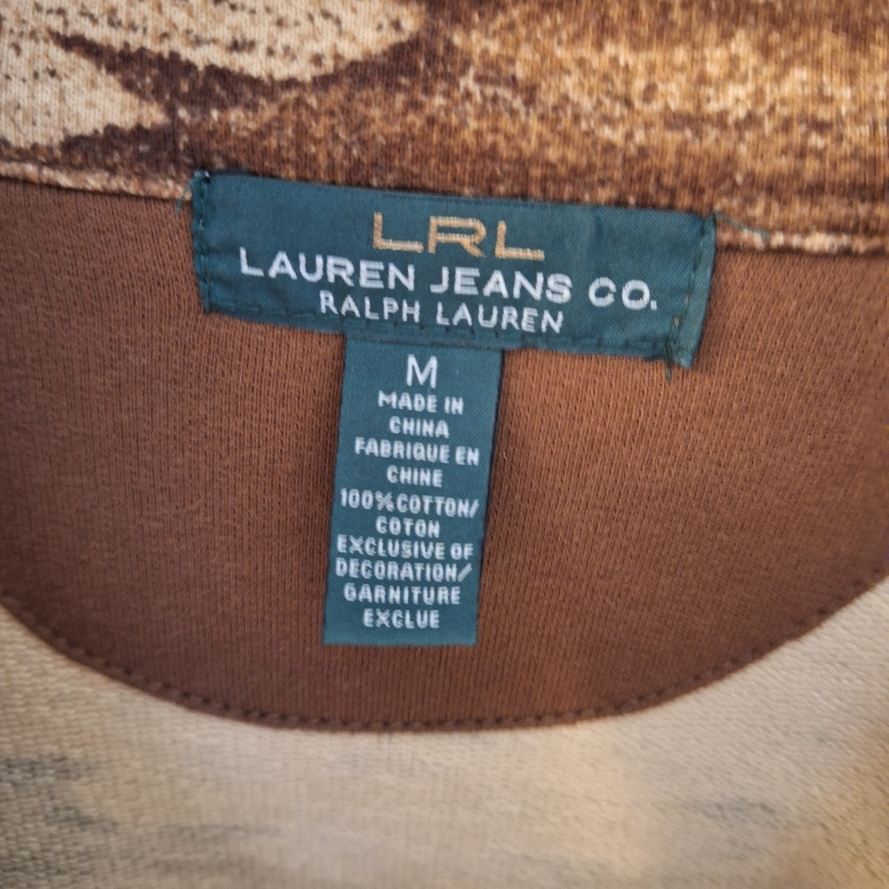 EUC Ralph Lauren Coastal Cowgirl aztec print jacket 100% brushed cotton size M - Picture 4 of 6